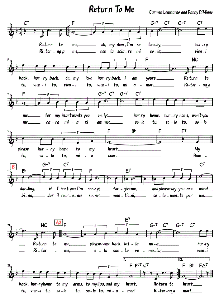 Sheet Music